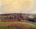 エラニーの村 1885年 カミーユ・ピサロの風景